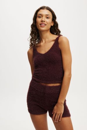 Fluffy Knitted Cami