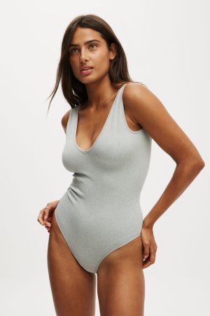 Seamless Plunge Bodysuit