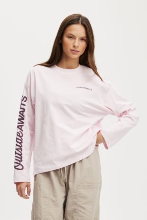 Long Sleeve Graphic Crew