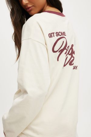 Long Sleeve Graphic Crew