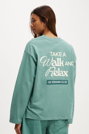 Long Sleeve Graphic Crew