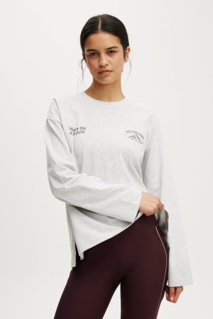 Long Sleeve Graphic Crew