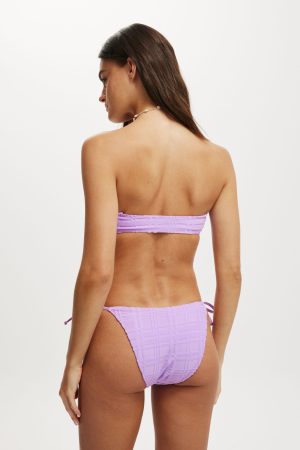 Ring Front Bandeau Bikini Top