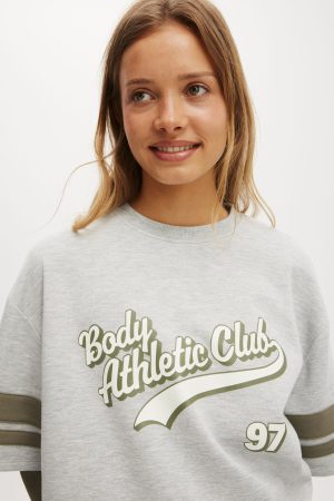 Ballpark Oversized Graphic Tshirt