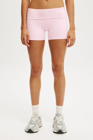 Ultra Soft Roll Over Shortie Short