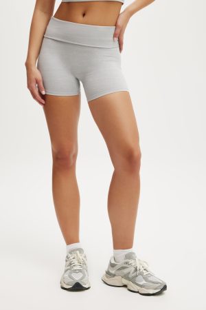 Ultra Soft Roll Over Shortie Short