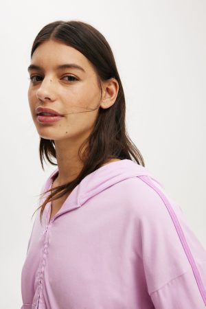 Departure Lounge Crop Hoodie