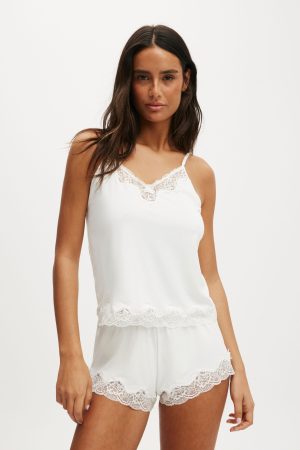 Sabrina Lace Longline Cami