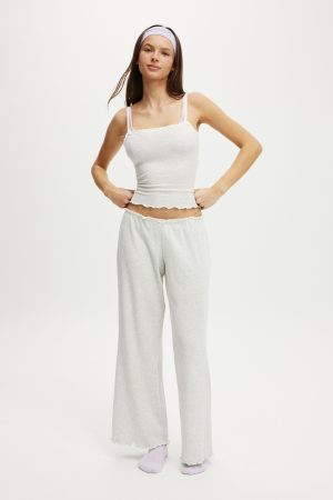 Waffle Baby Lock Square Neck Cami