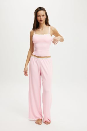 Waffle Baby Lock Square Neck Cami