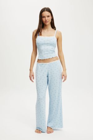 Waffle Baby Lock Square Neck Cami