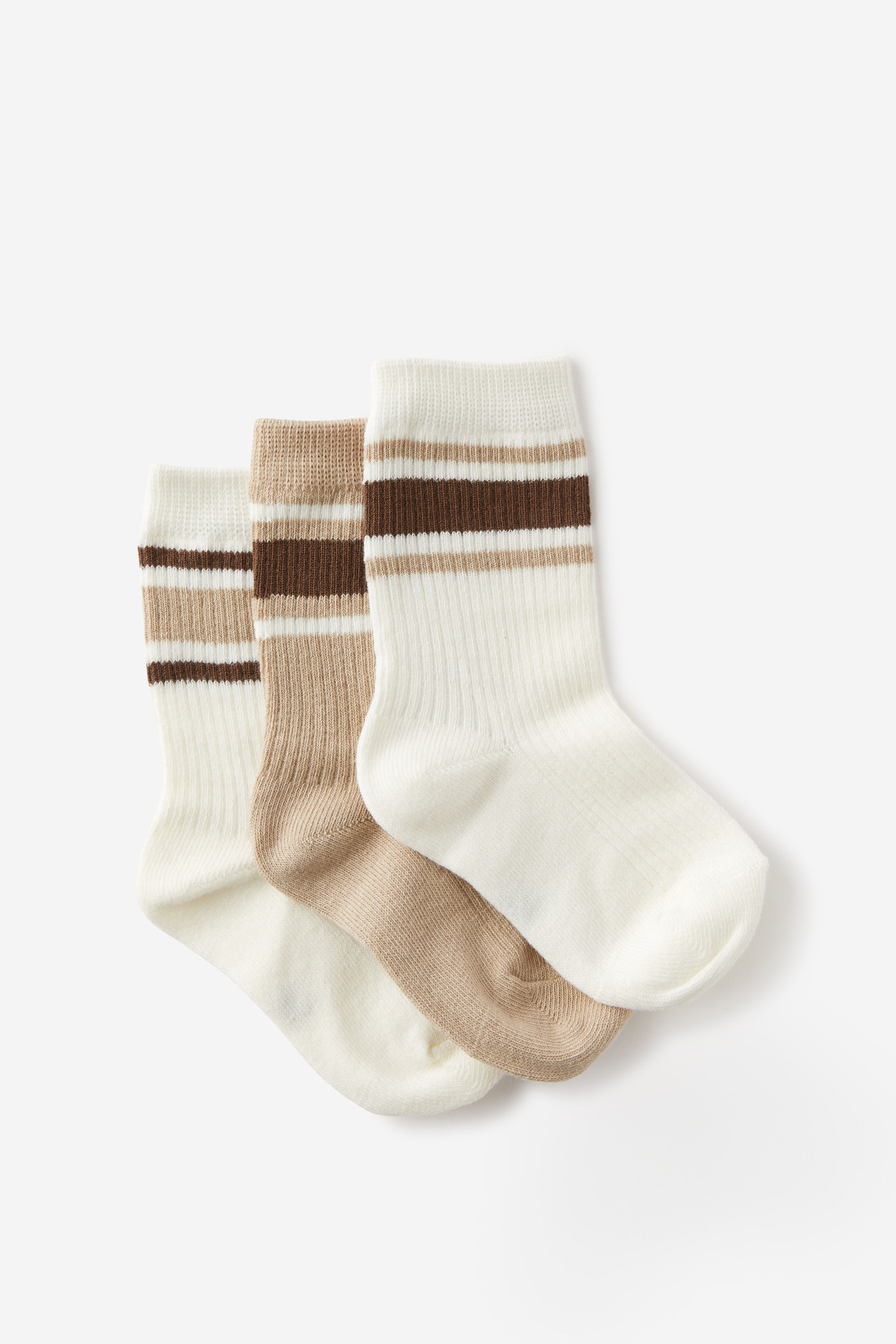 Kids 3Pk Crew Socks