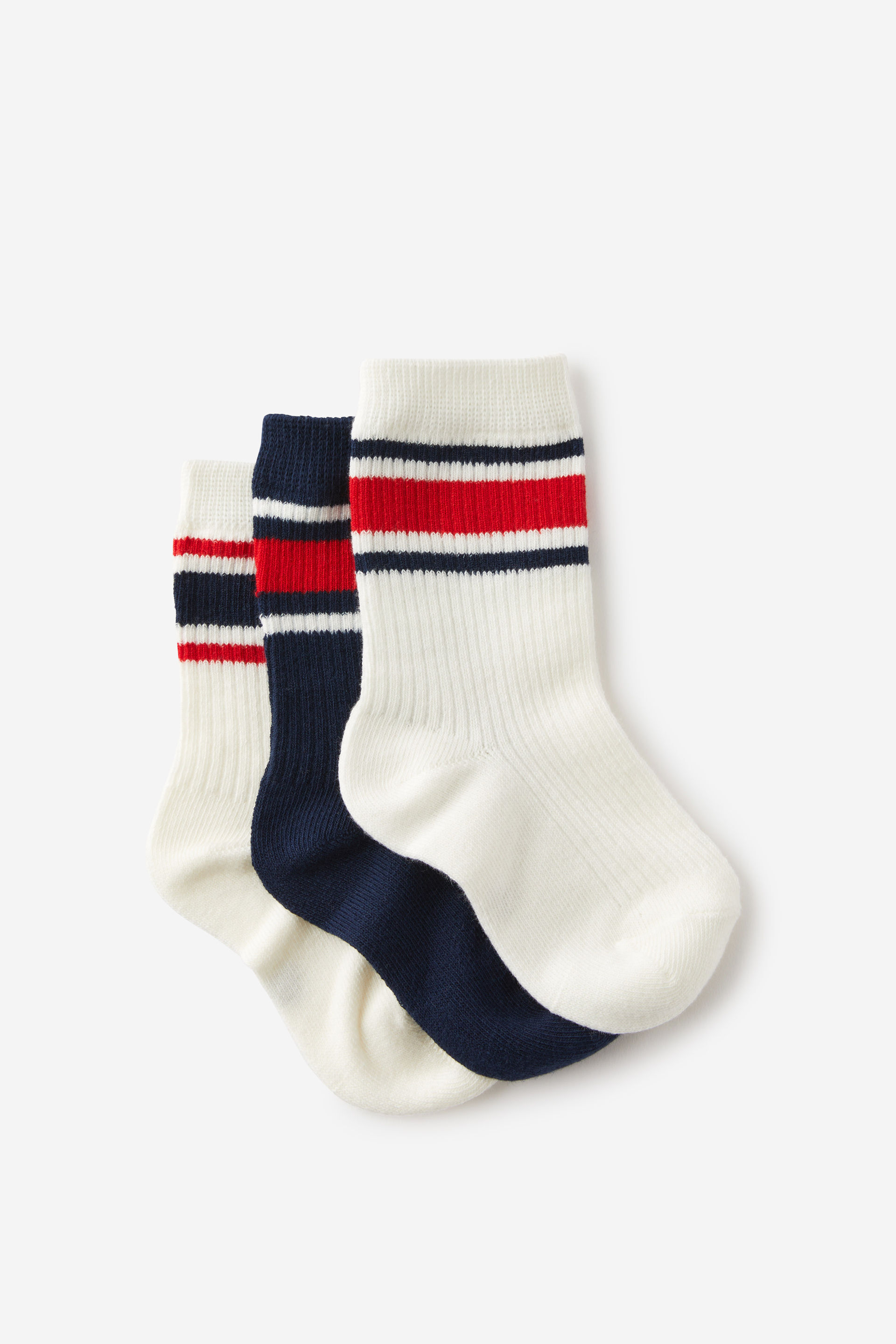 Kids 3Pk Crew Socks