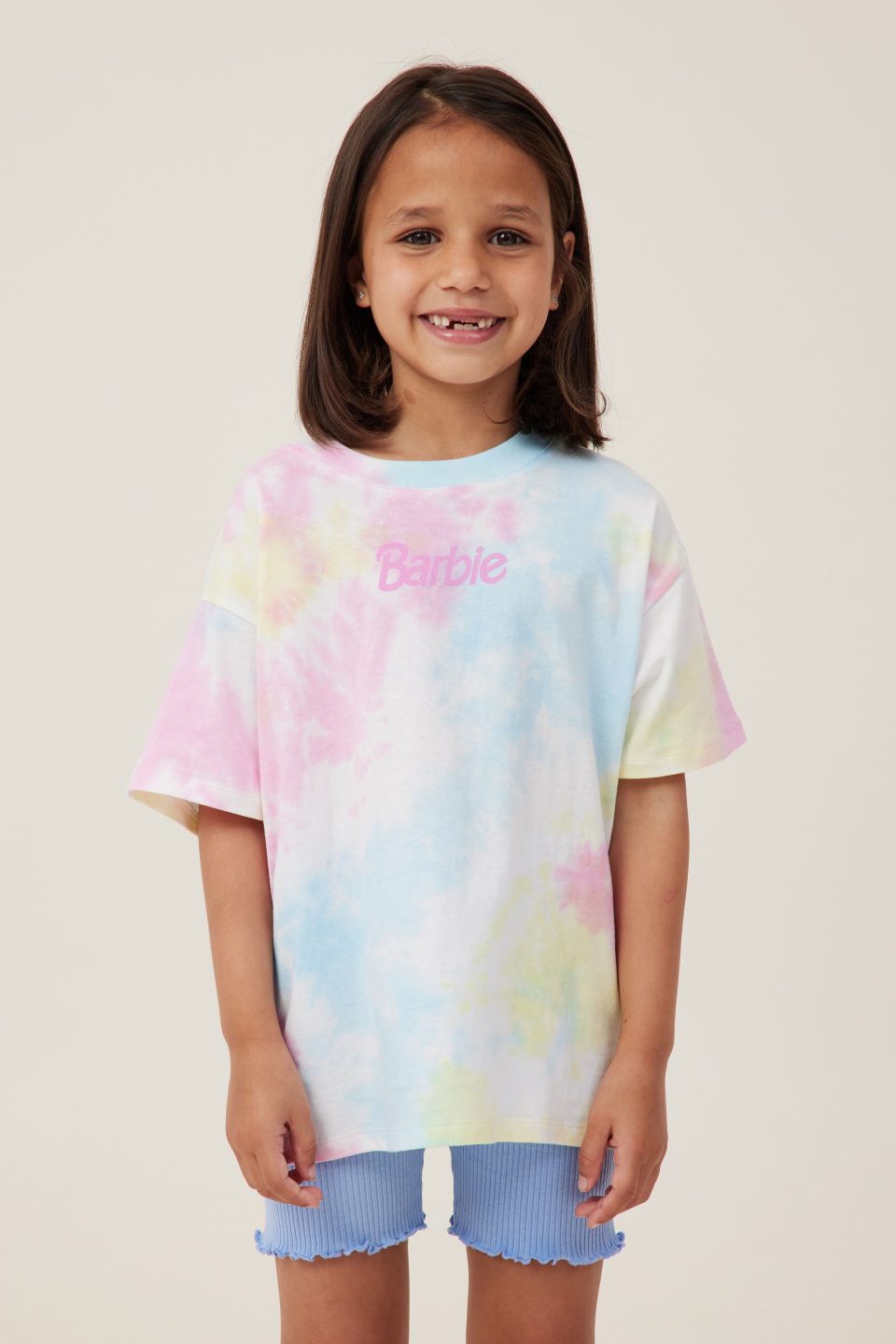 Barbie Drop Shoulder Short Sleeve Tee