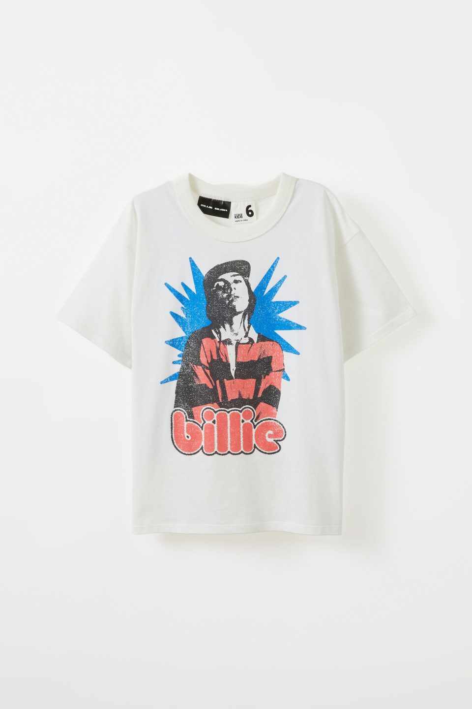 Billie Eilish Shoulder Short Sleeve Music Tee