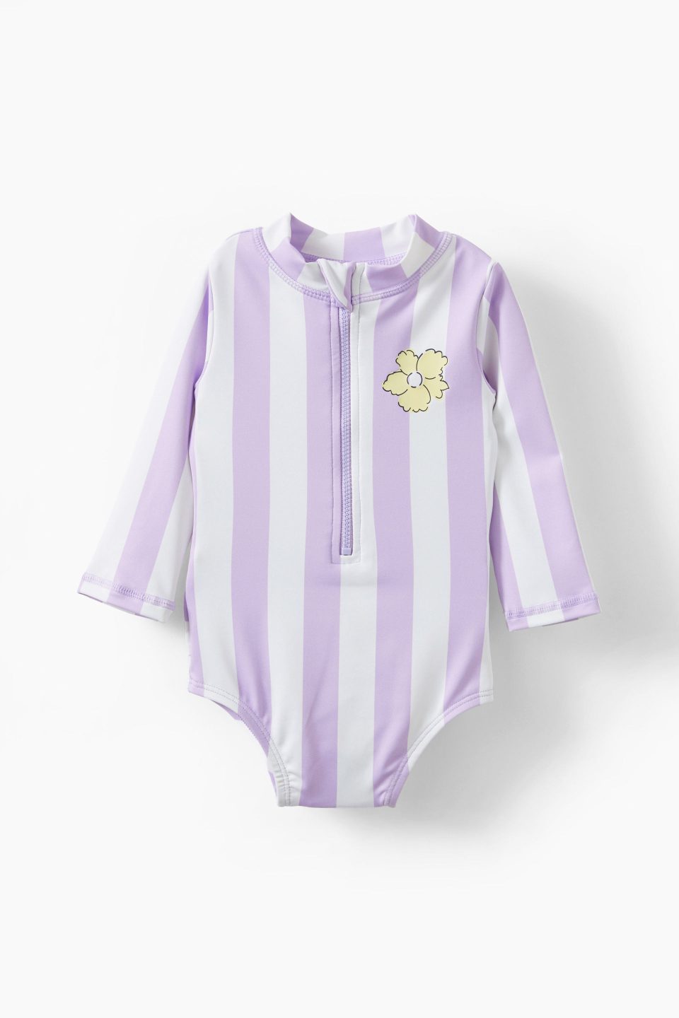 Lucy Long Sleeve Ruffle Back Swimsuit