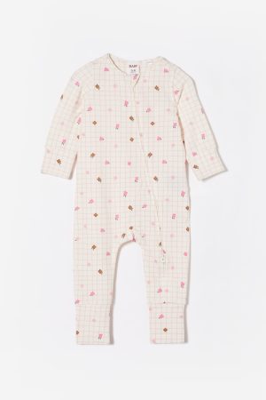 The Billie Long Sleeve Zip Romper