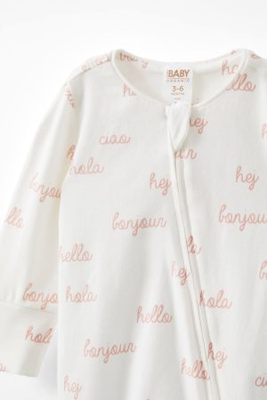 The Billie Long Sleeve Zip Romper