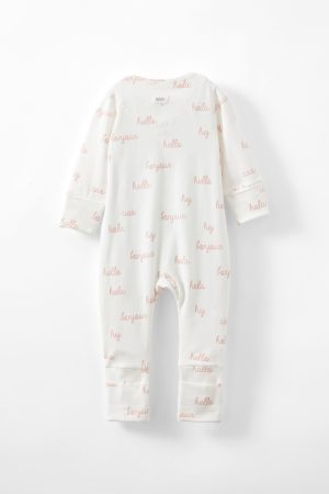 The Billie Long Sleeve Zip Romper