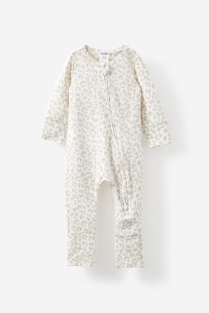 The Billie Long Sleeve Zip Romper