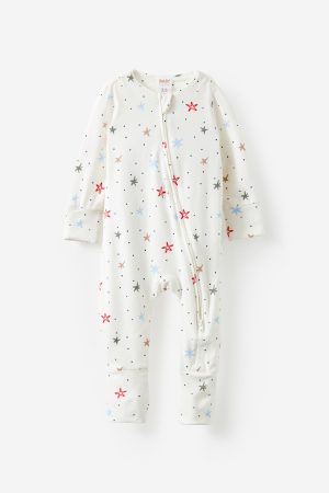 The Billie Long Sleeve Zip Romper