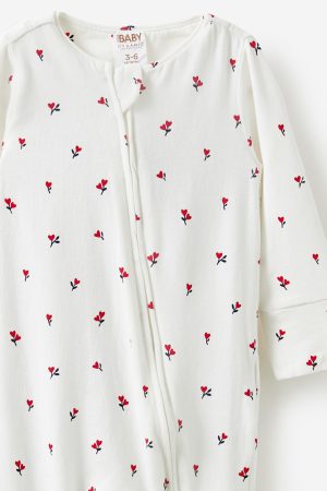 The Billie Long Sleeve Zip Romper