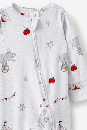 The Billie Long Sleeve Zip Romper