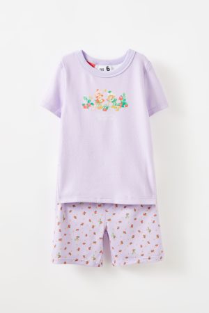 Barbie Super Soft Short Sleeve Pajama Set