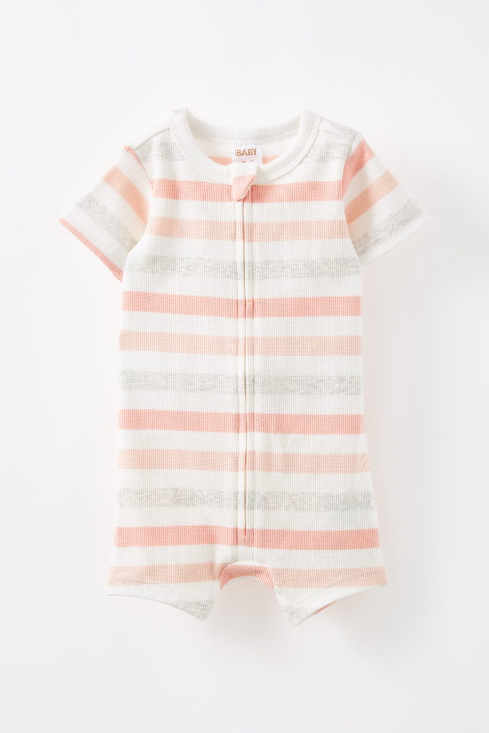 The Billie Short Sleeve Zip Romper