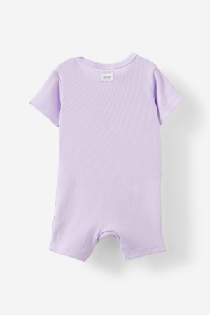 The Billie Short Sleeve Zip Romper