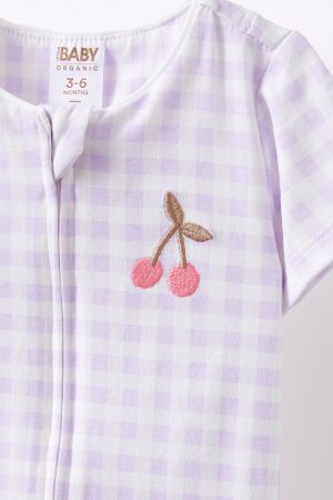 The Billie Short Sleeve Zip Romper