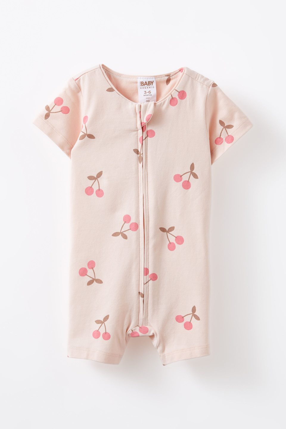 The Billie Short Sleeve Zip Romper