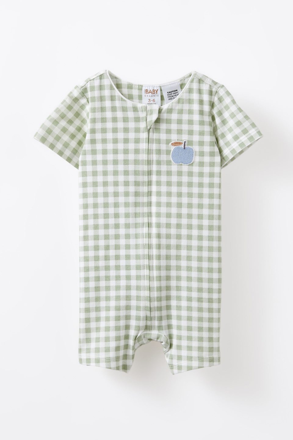 The Billie Short Sleeve Zip Romper