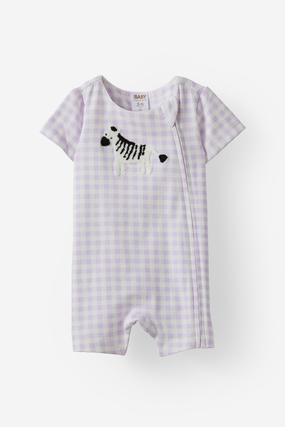 The Billie Short Sleeve Zip Romper