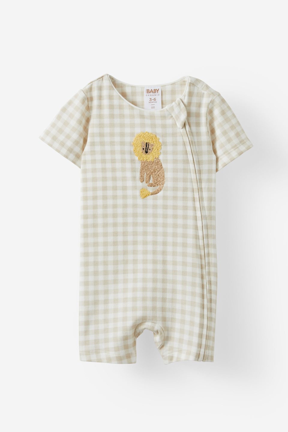 The Billie Short Sleeve Zip Romper