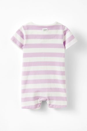 The Billie Short Sleeve Zip Romper