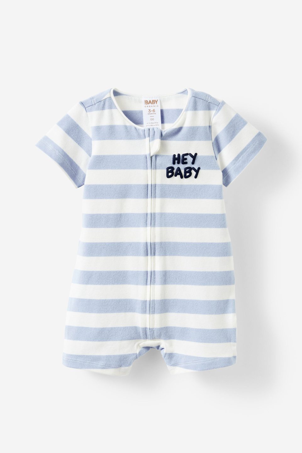 The Billie Short Sleeve Zip Romper