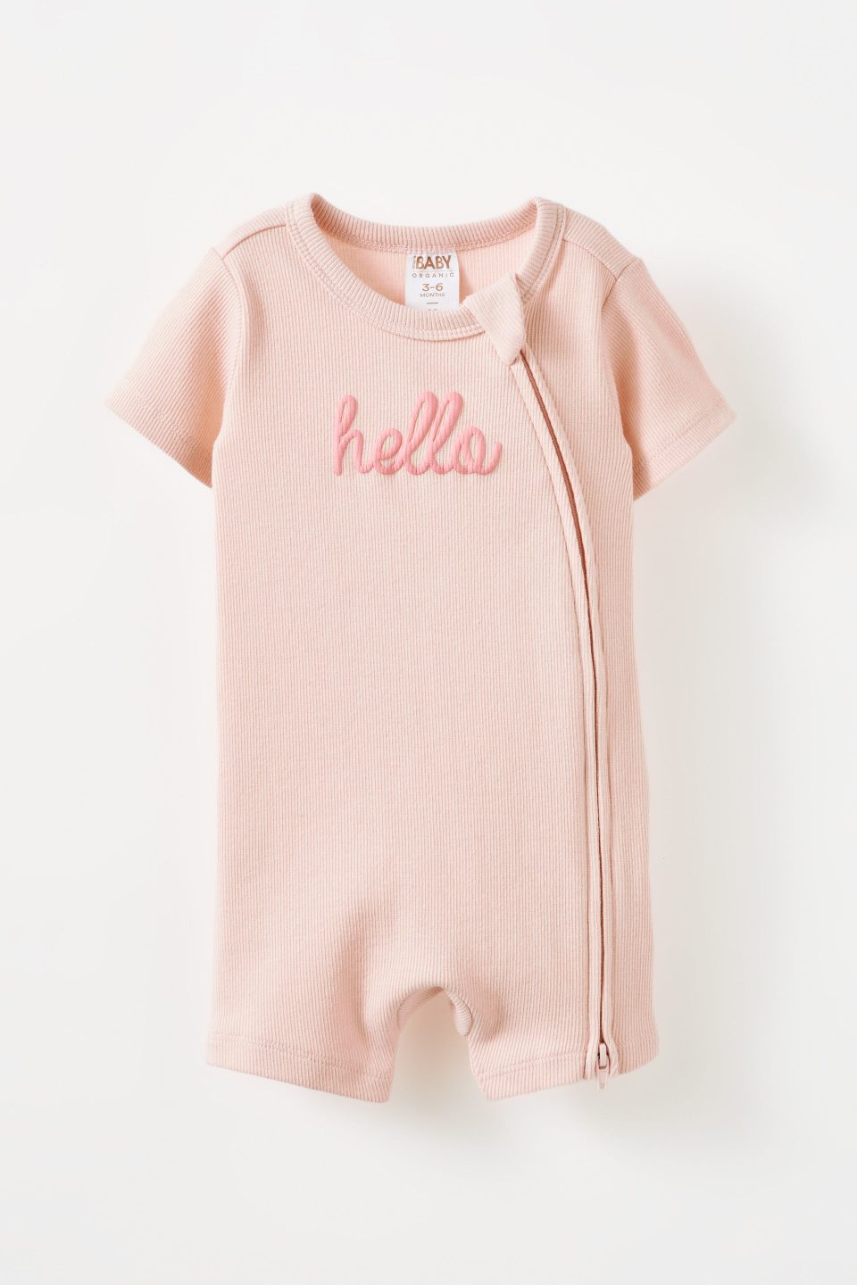 The Billie Short Sleeve Zip Romper