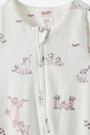The Lion King Long Sleeve Zip Romper