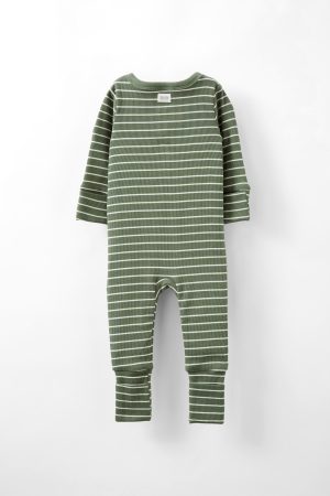 The Billie Long Sleeve Rib Romper