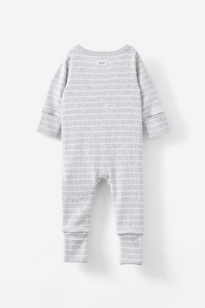 The Billie Long Sleeve Rib Romper