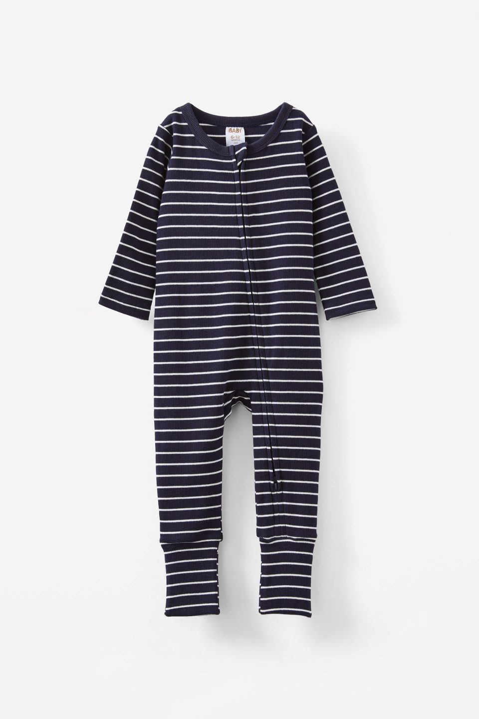 The Billie Long Sleeve Rib Romper