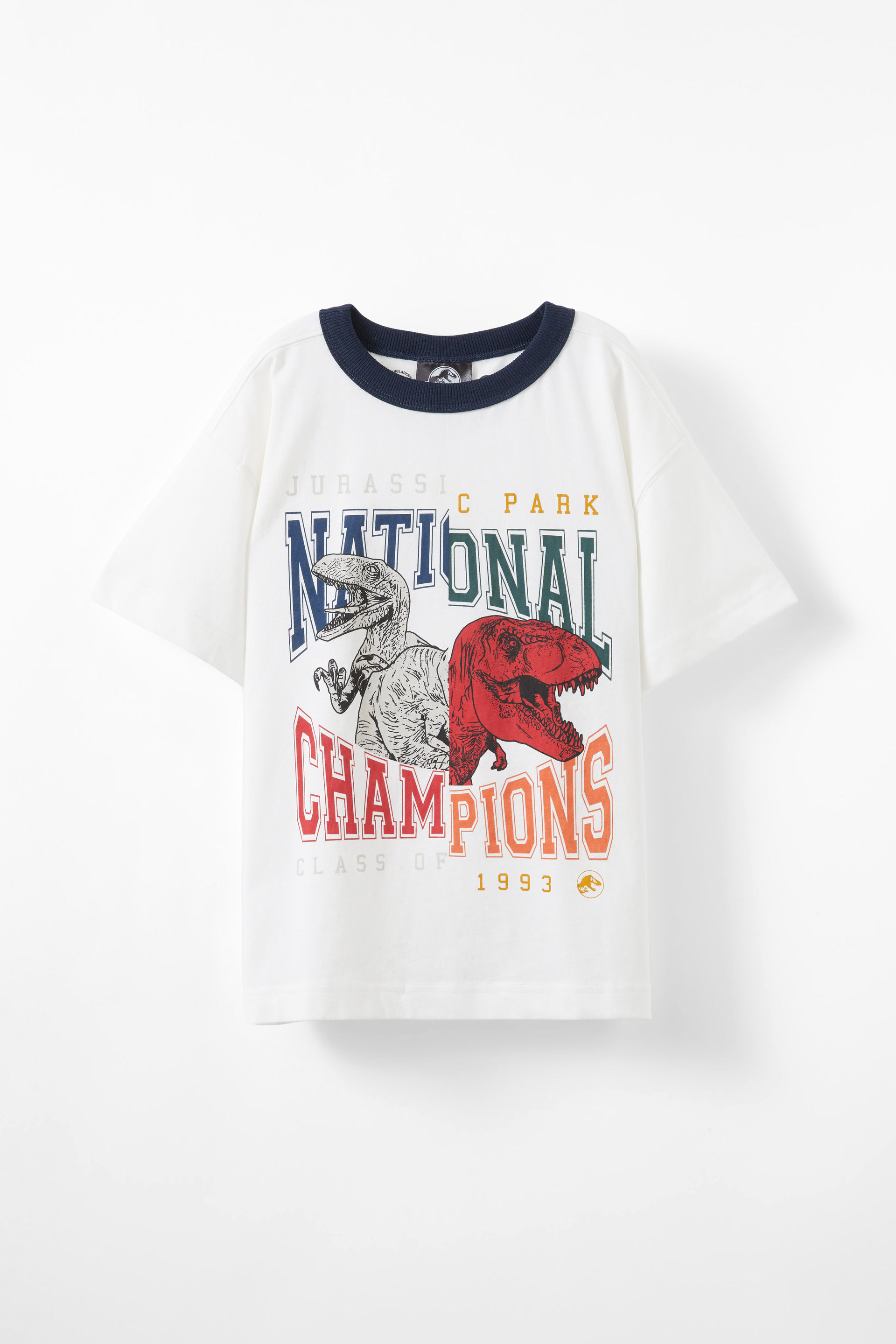 Jurassic Park Drop Shoulder Short Sleeve Tee