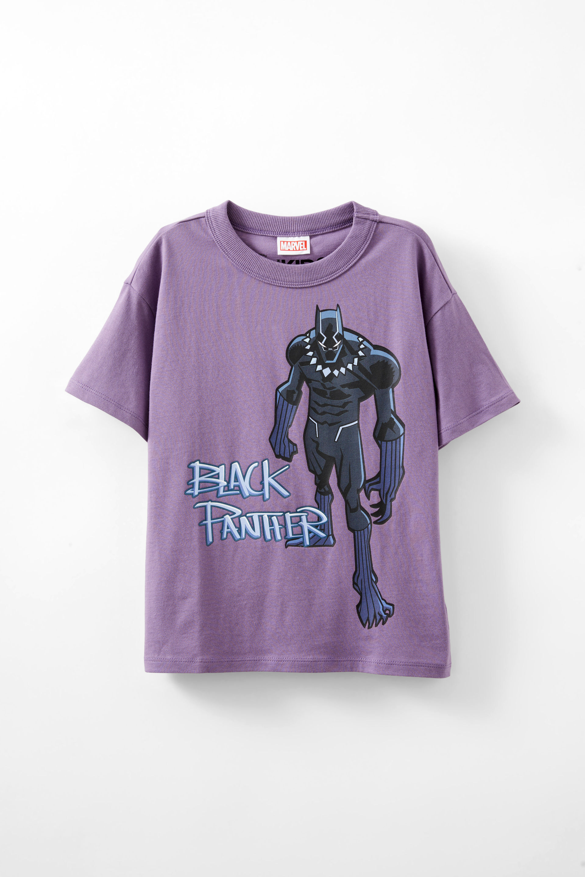 Black Panther Drop Shoulder Short Sleeve Tee