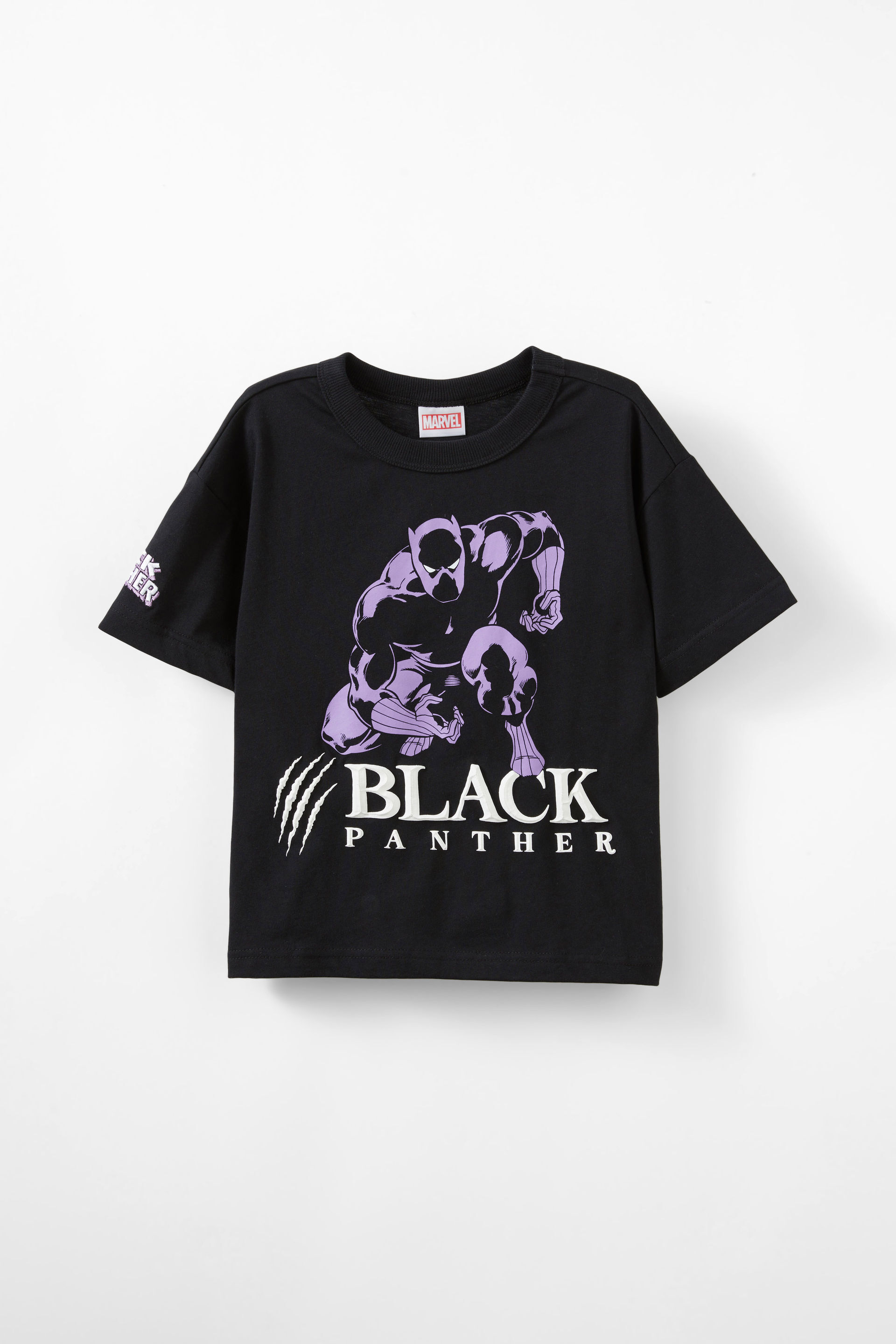 Black Panther Drop Shoulder Short Sleeve Tee
