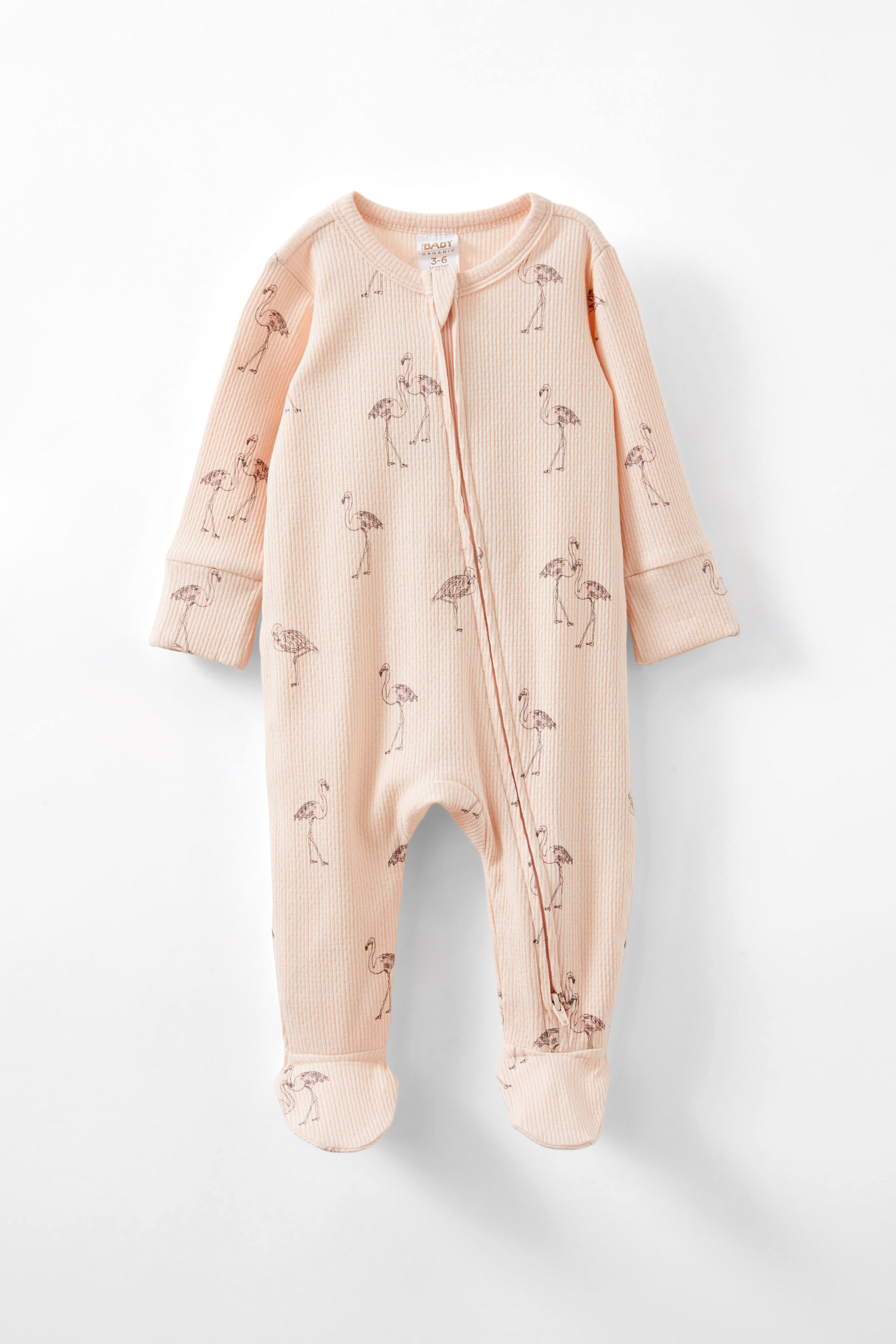 Organic Pointelle Zip All In One Romper
