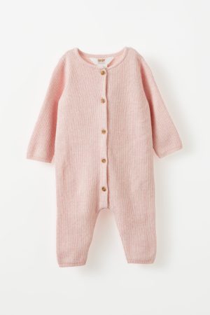 Organic Knit Long Sleeve All In One