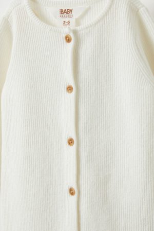 Organic Knit Long Sleeve All In One