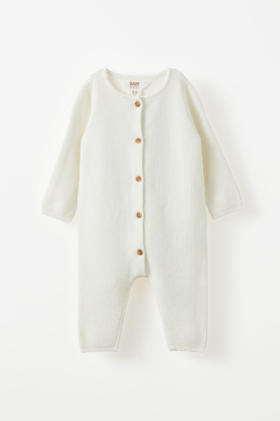 Organic Knit Long Sleeve All In One