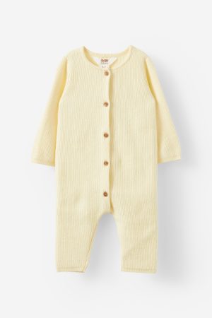 Organic Knit Long Sleeve All In One